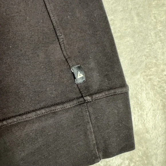 NWOT American Giant Women's Moto Dress M Black Long Sleeve Athleisure - Picture 8 of 13